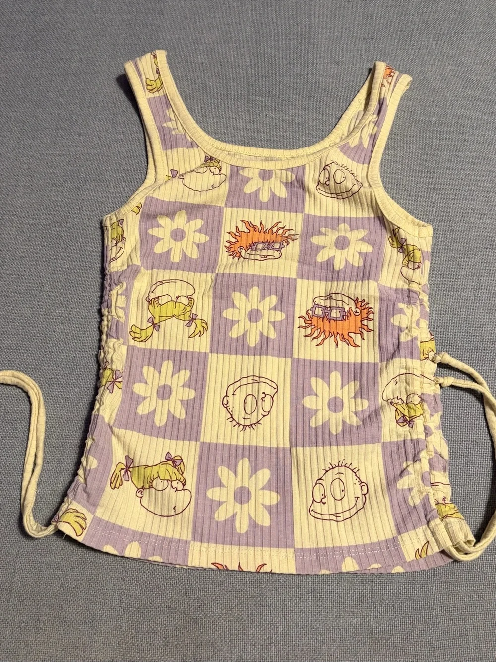 Nickelodeon Beige Ribbed Men's Underwear Label Graphic